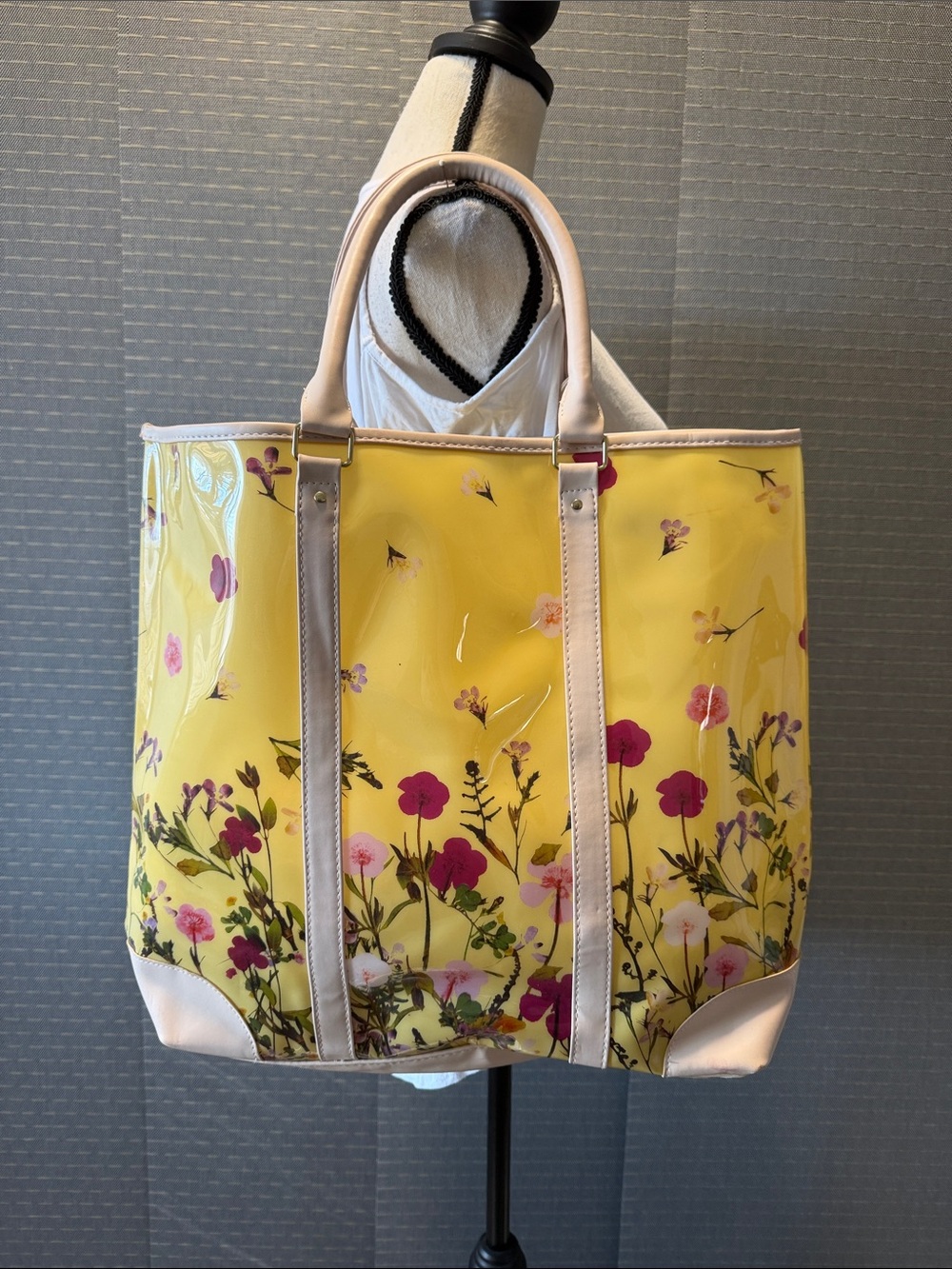 Large Spring Floral Tote Bag